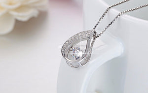 Sparking Water-Drop  Necklace