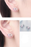 Sparking Love Stud Earrings