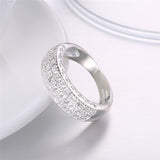 Silver ring with Cubic Zirconia