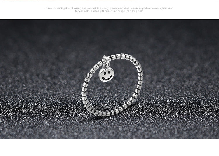 Smiley Face Finger Ring