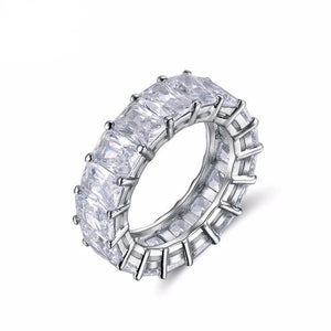 Cubic Zirconia Eternity Ring