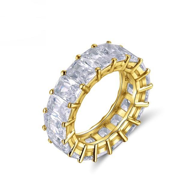 Cubic Zirconia Eternity Ring