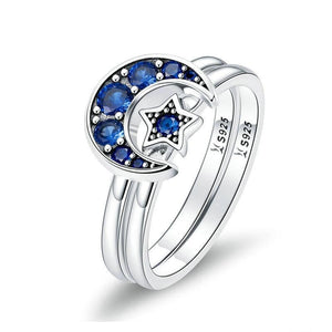 Blue Night Sky Ring