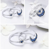 Blue Night Sky Ring