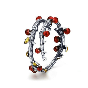 Red & Yellow Spark Adjustable Finger Ring