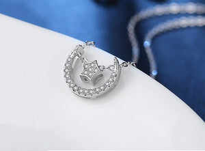 Moon Star Pendant Necklaces