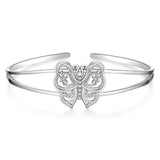 Butterfly Split Bangle Cuff Bracelets