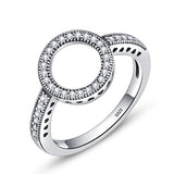 Sparkling Halo Finger Ring