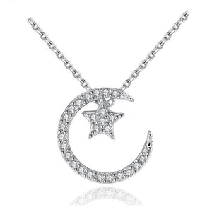 Moon Star Pendant Necklaces